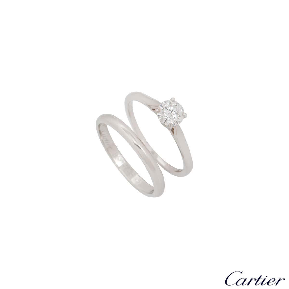 cartier plain wedding band